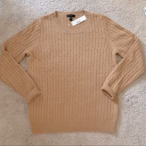 J. Crew cable knit sweater